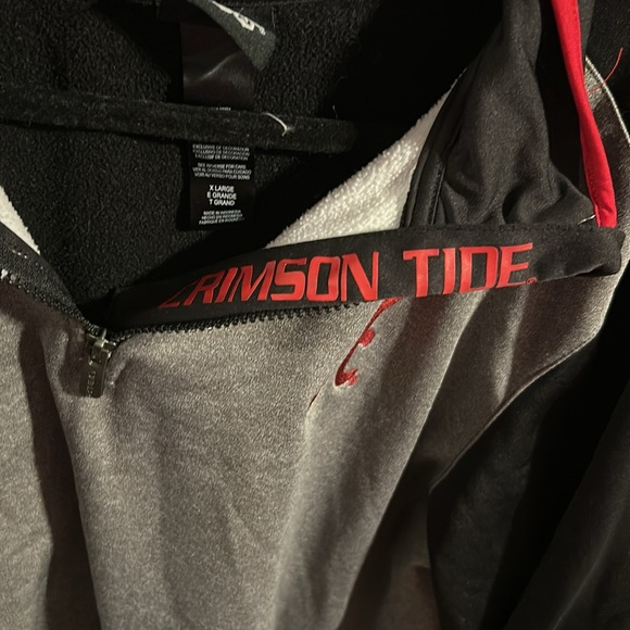 University of Alabama Zip Up Crewneck - Picture 2 of 2